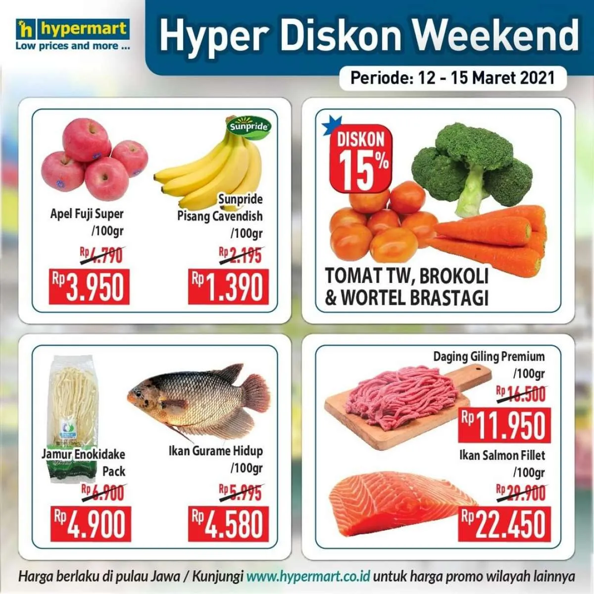 Promo JSM Hypermart 12-15 Maret 2021, ada Hyper Diskon Weekend!