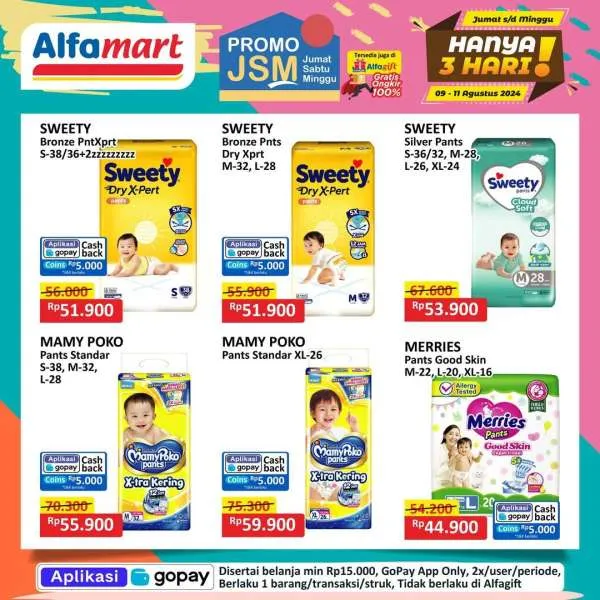 Promo JSM Alfamart Periode 9-11 Agustus 2024