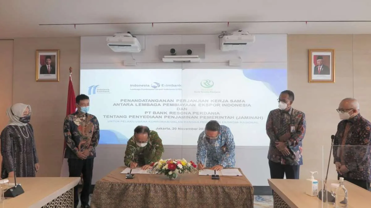 Melalui program Jaminah, LPEI kembali jalin Kerja sama dengan empat bank