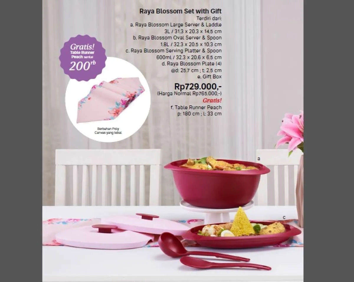 Beli Produk Ini Di Katalog Promo Tupperware Agustus 2023, Anda Dapat Produk Gratis