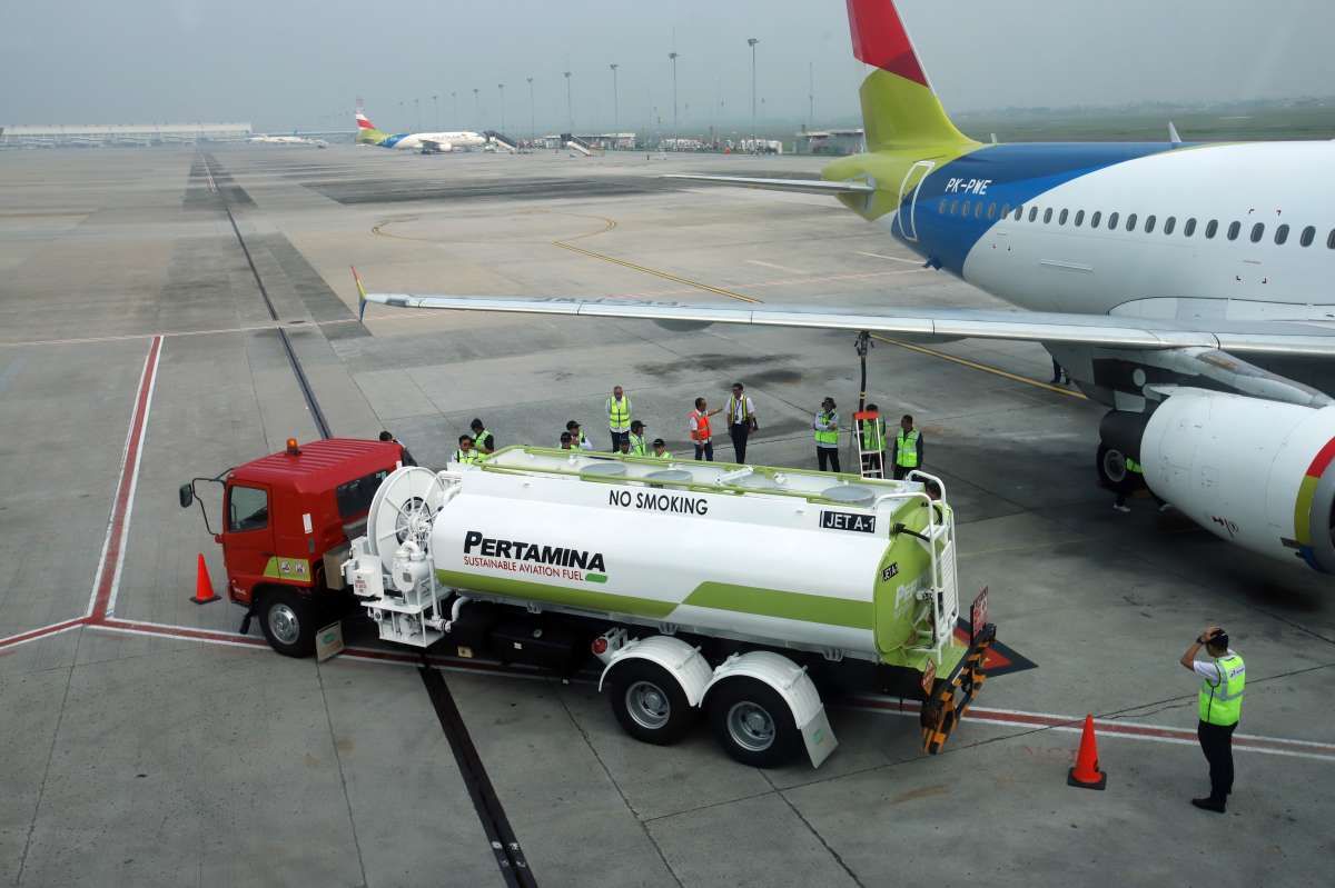Pelita Air Mulai Gunakan Bioavtur Pertamina Berbahan Minyak Jelantah
