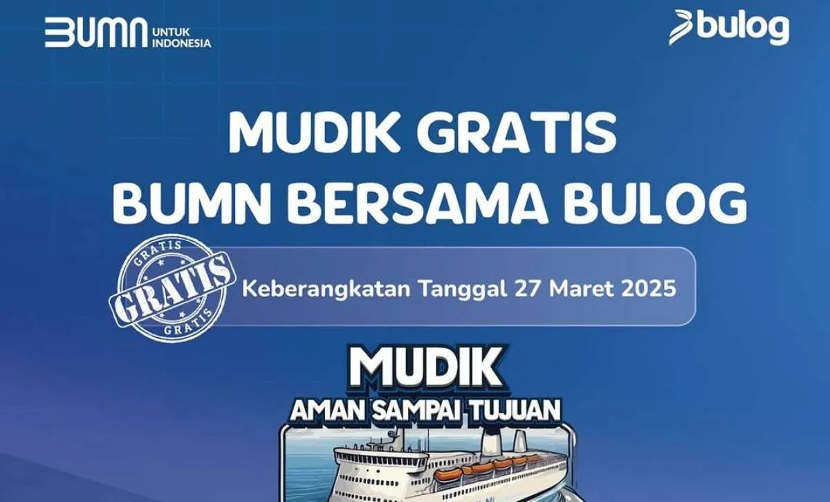 Mudik Gratis BUMN Bersama Bulog 2025, Ini Rute Perjalanan dan Jadwal Keberangkatan