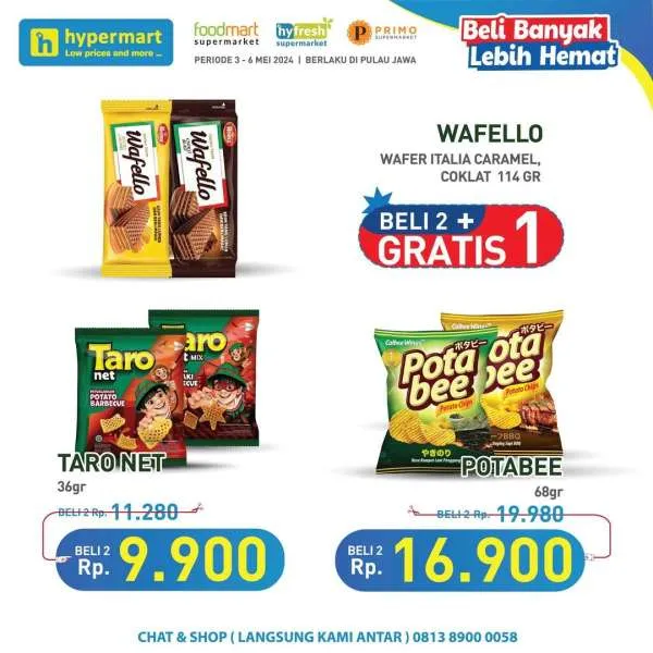 Promo Hypermart Beli Banyak Lebih Hemat Periode 3-6 Mei 2024