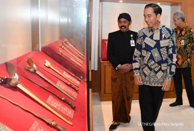 Presiden Jokowi meresmikan Museum Keris Nusantara di Solo