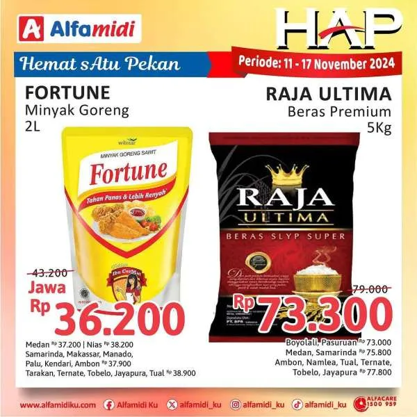 Promo Alfamidi Hemat Satu Pekan Periode 11-17 November 2024