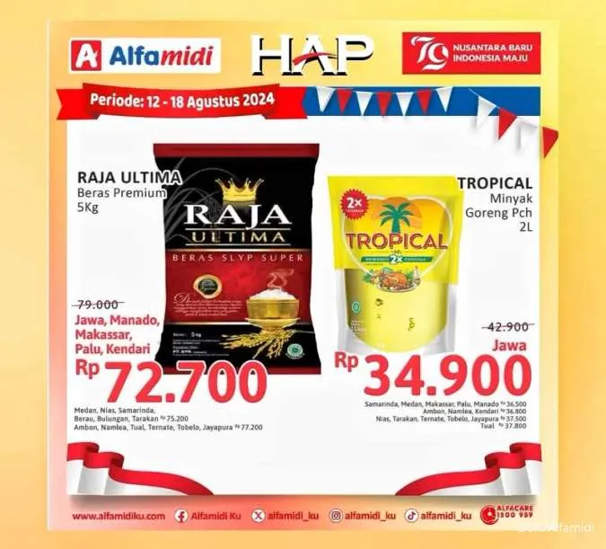 Promo Alfamidi Hemat Satu Pekan Periode 12-18 Agustus 2024