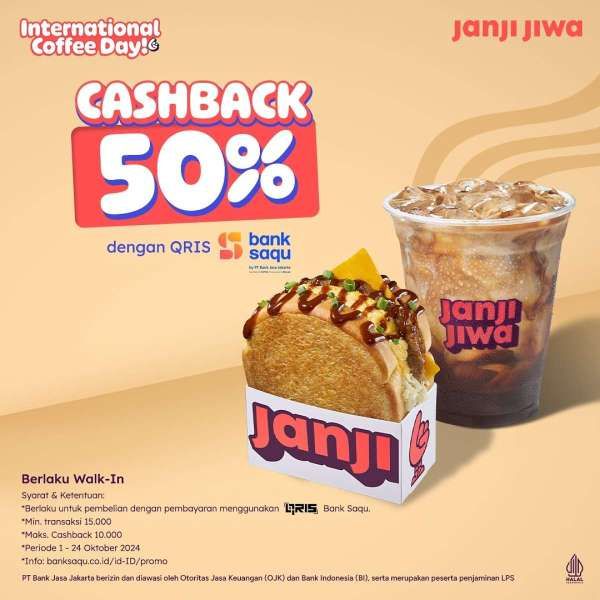 Promo Hari Kopi Sedunia di Janji Jiwa Oktober 2024