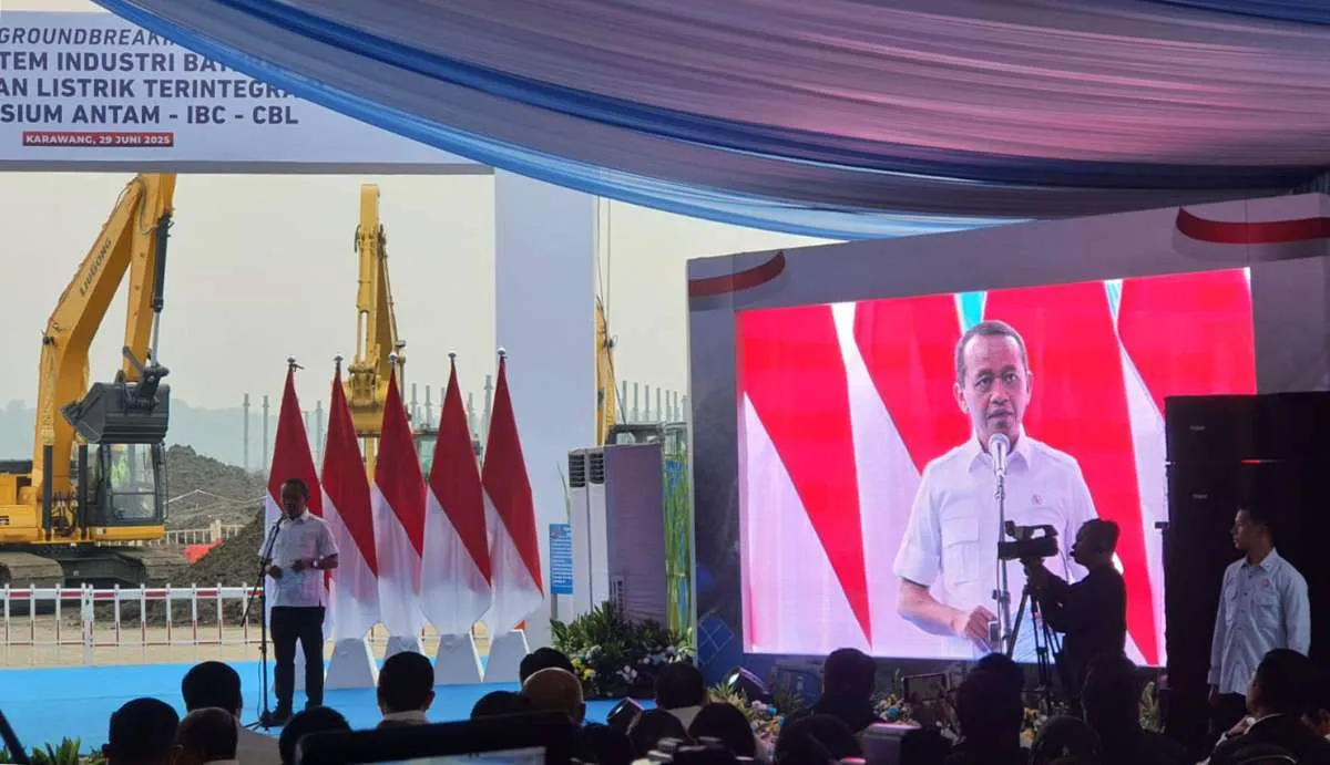 Final! Bahlil Resmikan Ground Breaking Ekosistem Baterai Terintegrasi US$ 5,9 Miliar