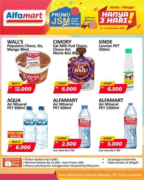 Promo JSM Alfamart 12-14 September 2025