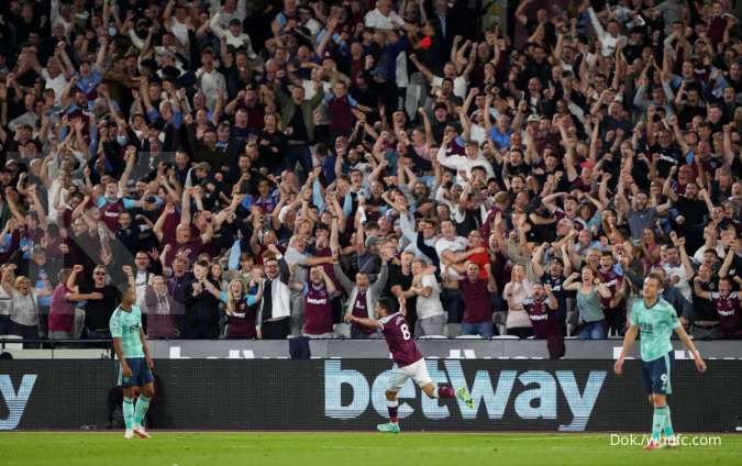 Hasil Liga Inggris West Ham vs Leicester City: The Hammers tekuk 4-1 The Foxes 