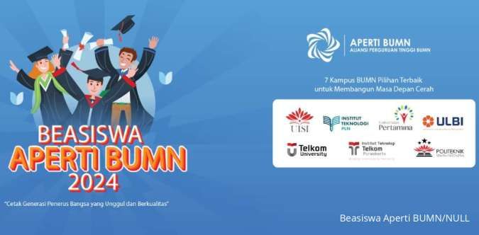 Beasiswa Aperti BUMN 2024 Dibuka, Gratis Biaya Kuliah di 7 Universitas BUMN