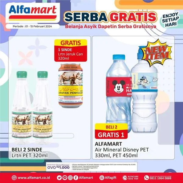 Promo Alfamart Serba Gratis Periode 1-15 Februari 2024