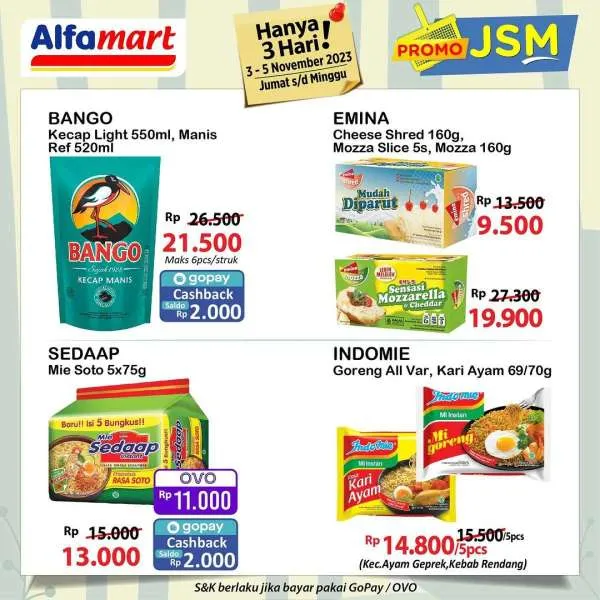 Katalog Promo JSM Alfamart Terbaru 3-5 November 2023, Promo Hanya 3 Hari!