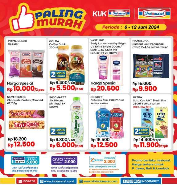 Promo Indomaret Paling Murah Sampai 12 Juni 2024