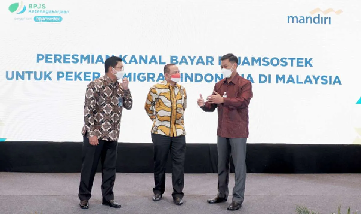 Bank Mandiri memperluas akses pembayaran BPJS Ketenagakerjaan ke Malaysia