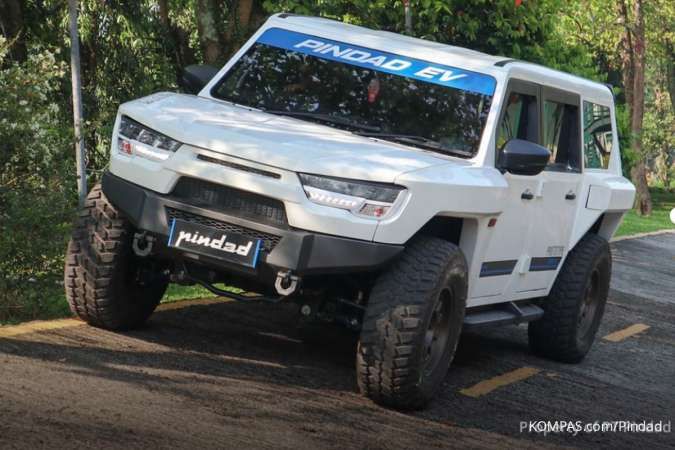 Gagah! Pindad Pamerkan Mobil Listrik Maung, Ini Penampakannya