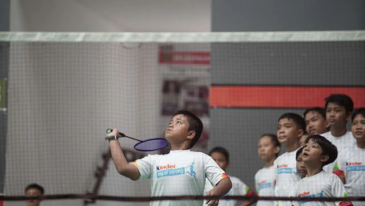 Ferrero Group Berkolaborasi dengan PBSI & PB Jaya Raya,Luncurkan Kinder Joy of Moving