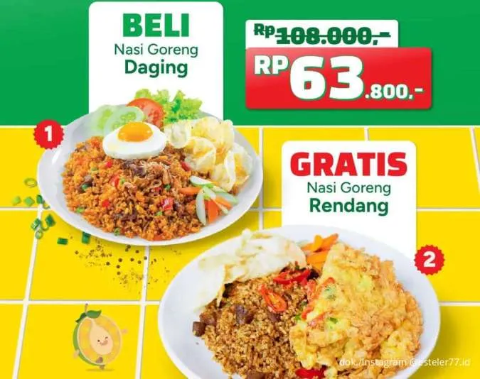 Promo Es Teler 77 Terbatas: Jangan Sampai Kehabisan Beli 1 Gratis 1 Harga Spesial