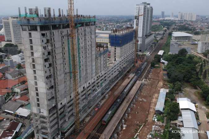 LRT Jabodebek ditargetkan rampung tahun 2022, begini progres proyek TOD Pondok Cina