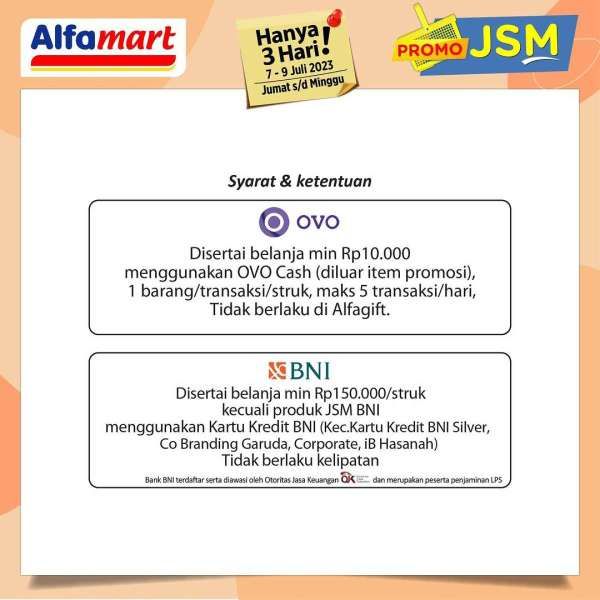 Katalog Promo JSM Alfamart Terbaru 7-9 Juli 2023