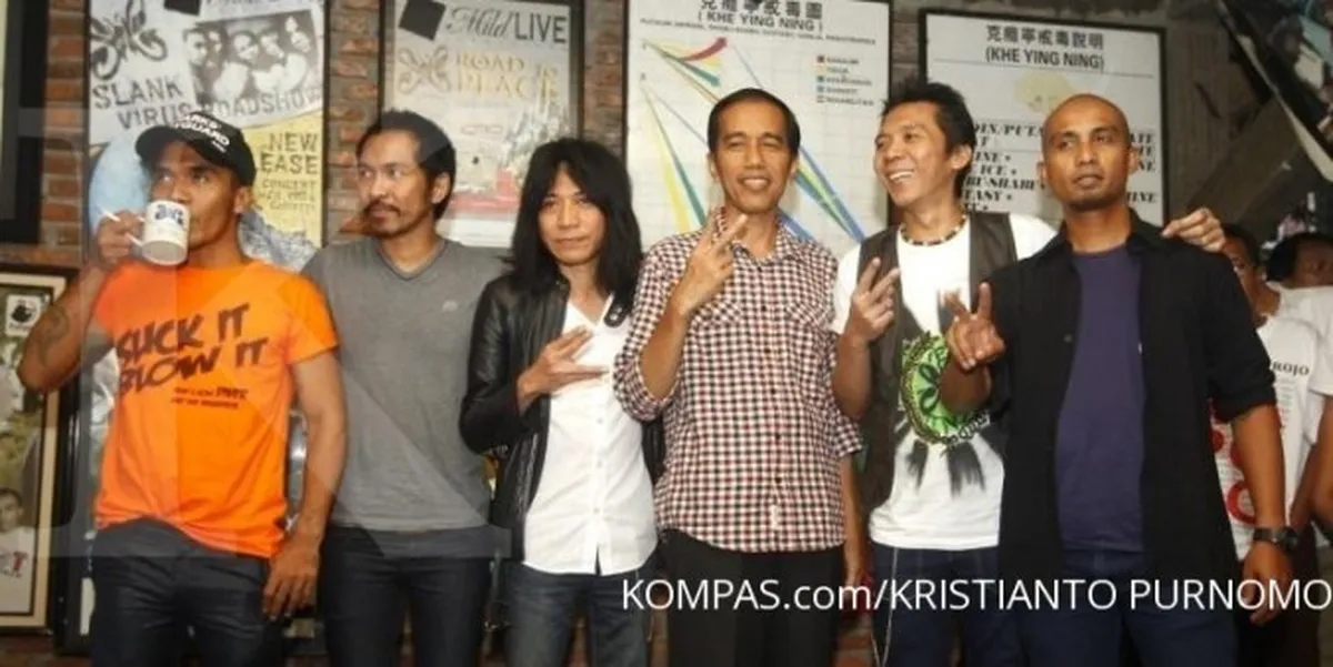 Slank ingin Jokowi tonton konser revolusi bunga