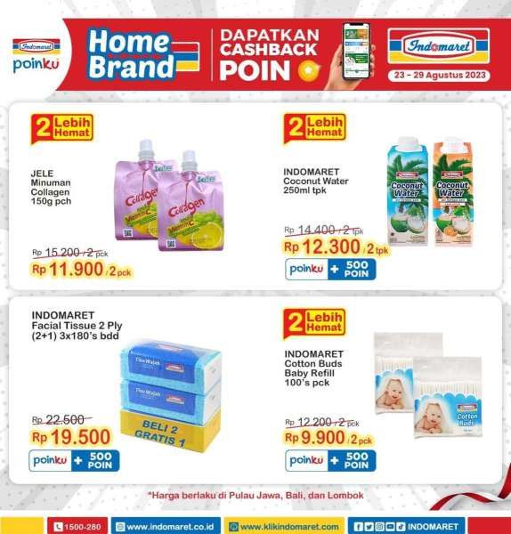 Katalog Harga Promo Indomaret Super Hemat 23-29 Agustus 2023, Promo Akhir Bulan