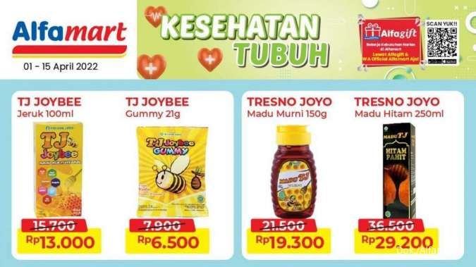 Promo Alfamart Edisi Kesehatan Tubuh, Beli 1 Suplemen Fatigon Gratis 1 Sirup ABC