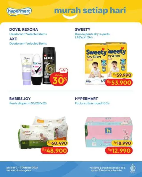 Promo JSM Hypermart Weekend Periode 3-6 Oktober 2025