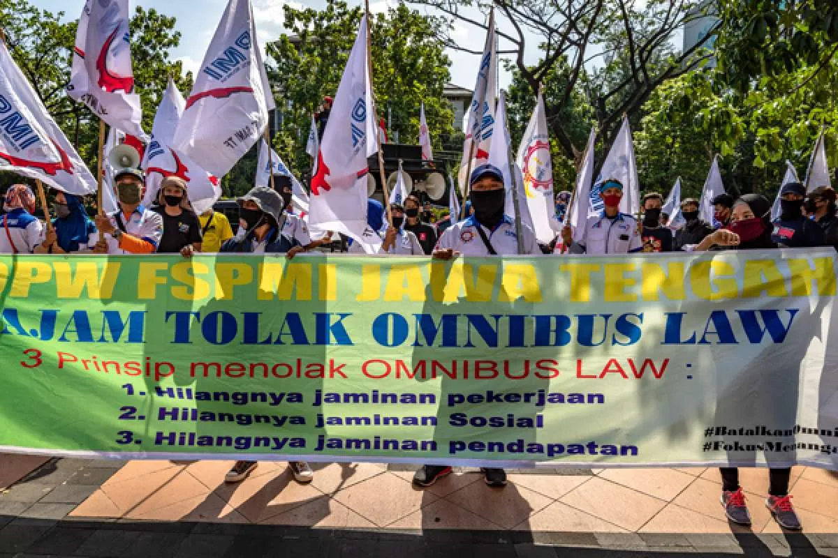 Asosiasi Serikat Pekerja Indonesia tolak RUU Cipta Kerja, ini tiga alasannya