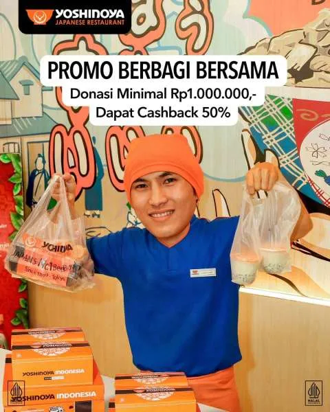 Promo Yoshinoya Berbagi Bersama