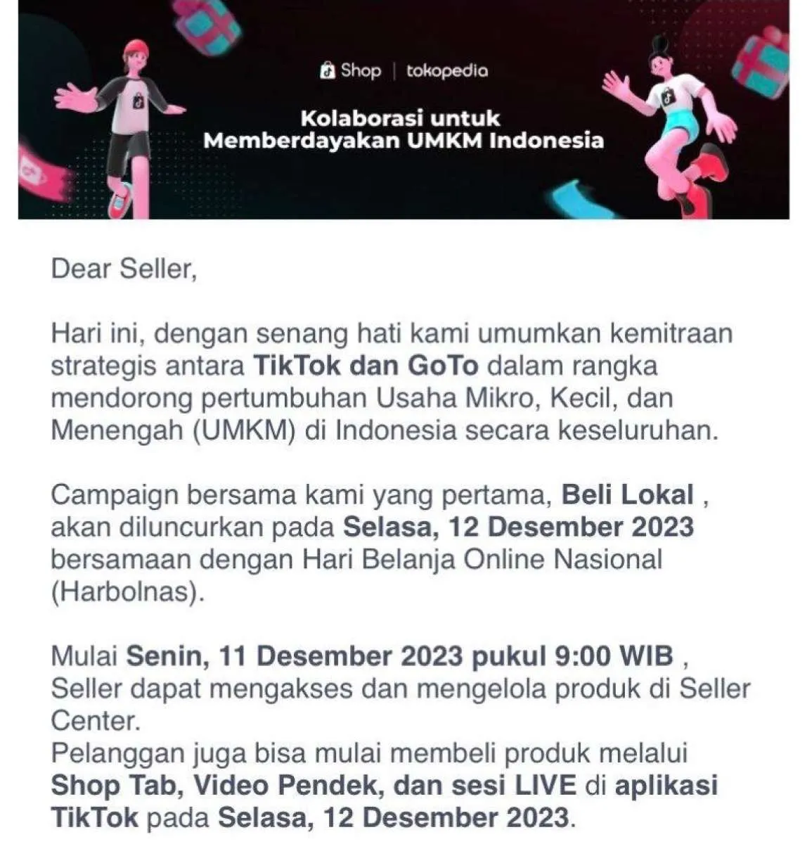 Pasca Transaksi TikTok-Tokopedia, TiktokShop Comeback, GOTO Perbesar E-Commerce