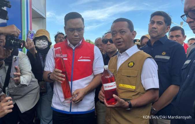 Pantau SPBU Pertamina Cilegon, Bahlil Pastikan Kualitas BBM Sesuai Standar