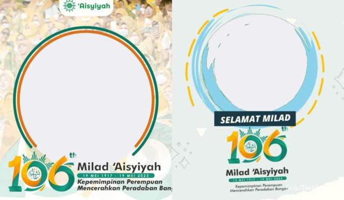 46 Twibbon Milad Aisyiyah ke-106 Terbaru, Cocok Dibagikan pada 19 Mei 2023