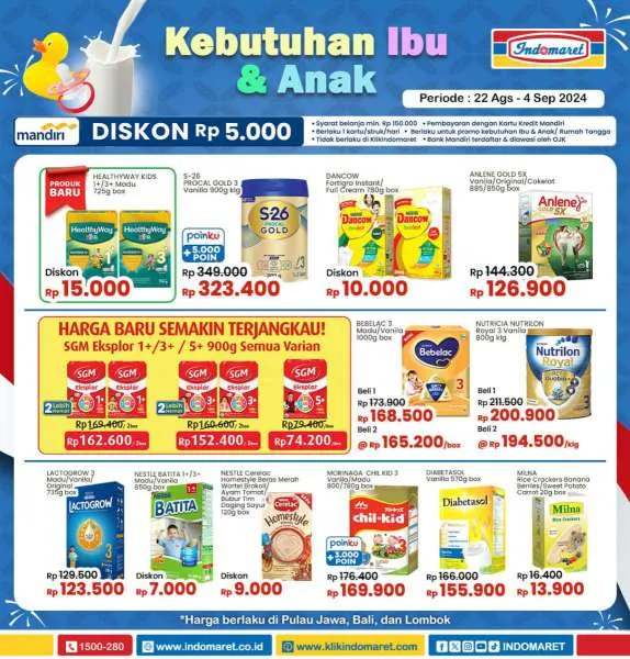 Promo Indomaret Super Hemat Periode 22 Agustus-4 September 2024