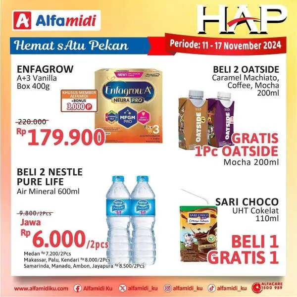 Promo Alfamidi Hemat Satu Pekan Periode 11-17 November 2024