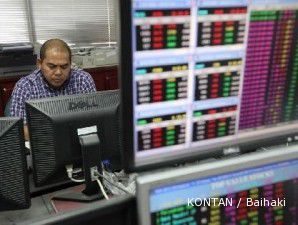 Di penutupan sesi I, penurunan 287 saham bikin indeks terjungkal nyaris 5%