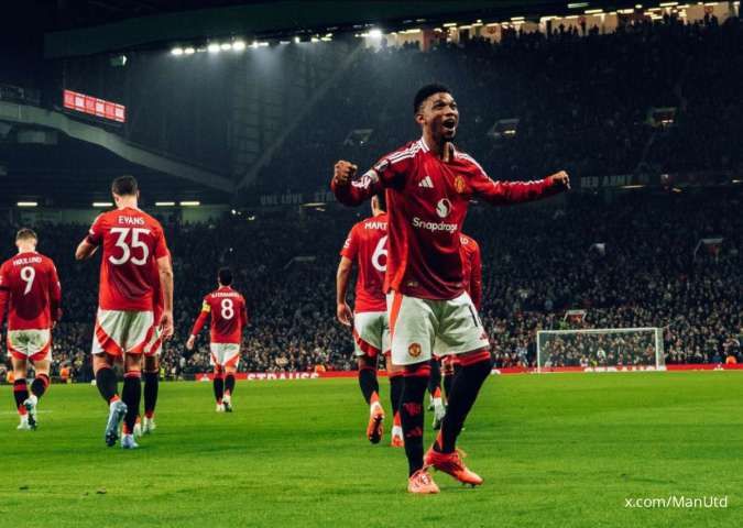 Manchester United Menang 2-0 dari PAOK, Amad Diallo Borong Dua Gol