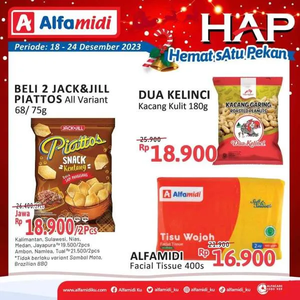 Promo Alfamidi Hemat Satu Pekan Periode 18-24 Desember 2023