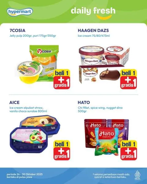 Promo JSM Hypermart Weekend Periode 24-27 Oktober 2025