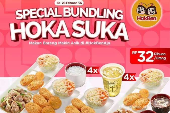 Promo HokBen Mulai Hari Ini 10 Februari 2025, Makan Bersama Rp 32.000-an Per Orang