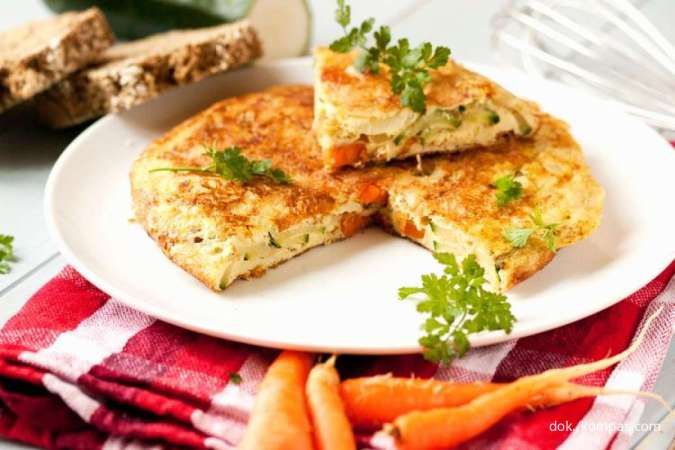 2 Resep Omelet Sayur Bergizi, Praktis Dimasak Moms yang Super Sibuk