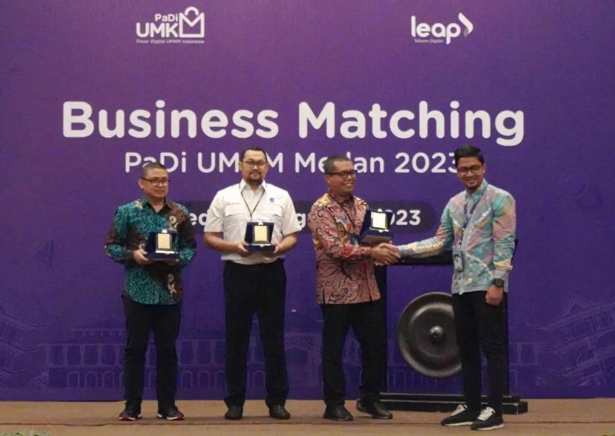 Business Matching PaDi UMKM Tembus Rp 55 M, Telkom Dukung UMKM di Medan Naik Kelas