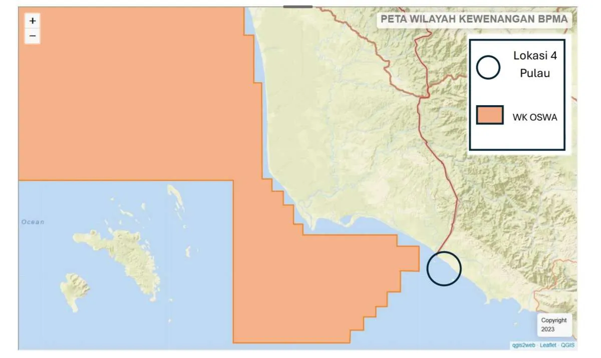 4 Pulau yang Dikembalikan ke Aceh Belum Terbukti Punya Potensi Sumber Migas
