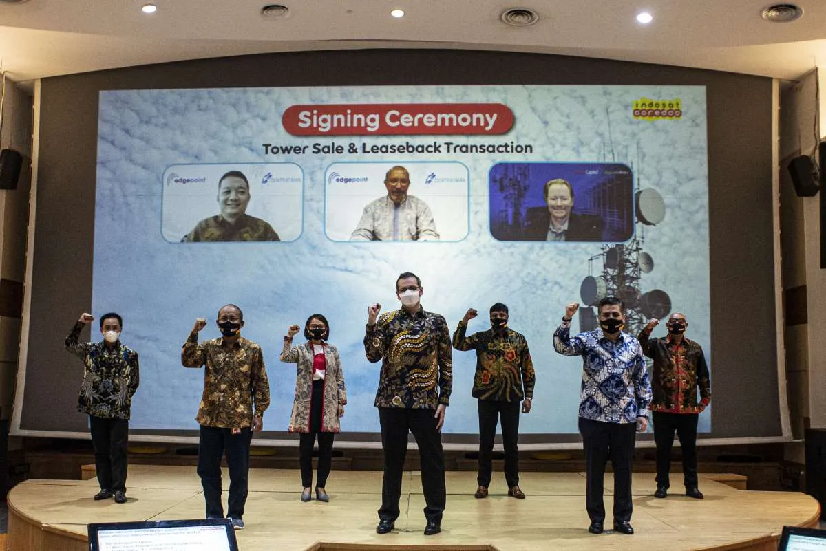 Resmi! Indosat (ISAT) jual 4.200 menara ke Edge Point, nilainya capai US$ 750 juta
