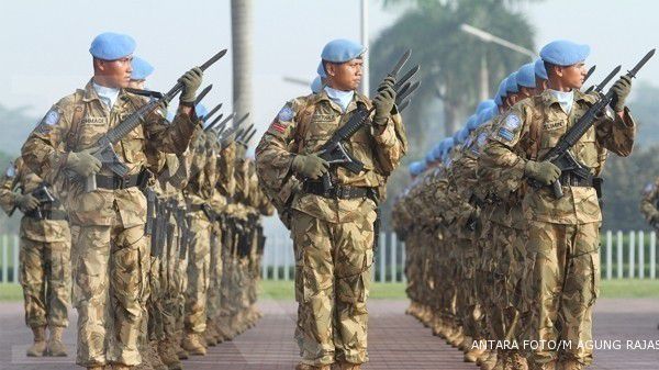 Sebanyak 3.080 pasukan perdamaian Indonesia bertugas untuk PBB