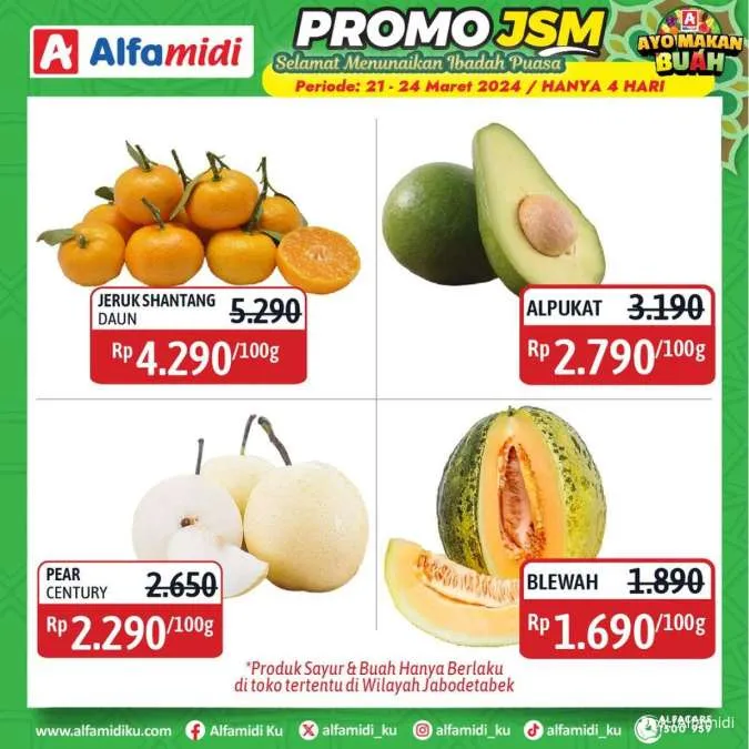 Promo JSM Alfamidi Hanya 4 Hari Periode 21-24 Maret 2024