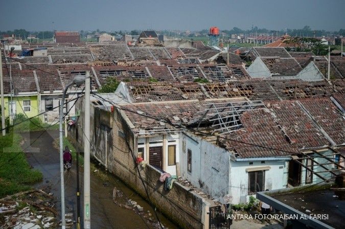 640 rumah rusak akibat puting beliung di Rancaekek, tanggap darurat tujuh hari