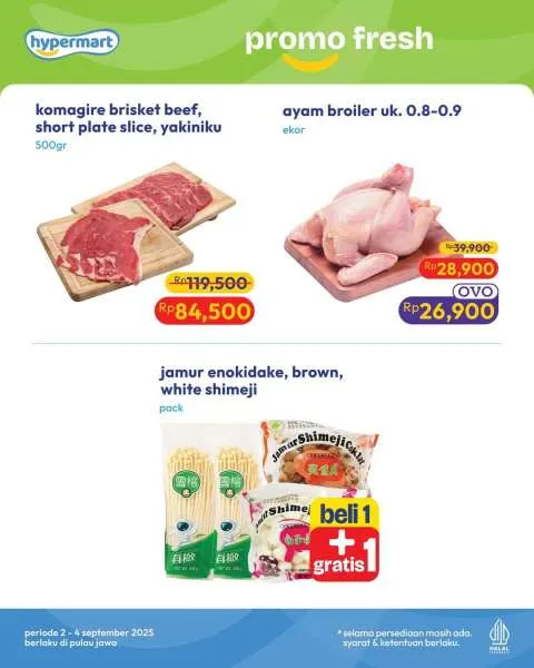 Promo Hypermart Hyper Diskon Weekday Periode 2-4 September 2025