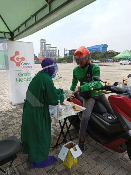 GrabHealth Powered by Good Doctor Adakan Tes Gratis untuk Mitra Pengemudi Grab dan Tenaga Kesehatan
