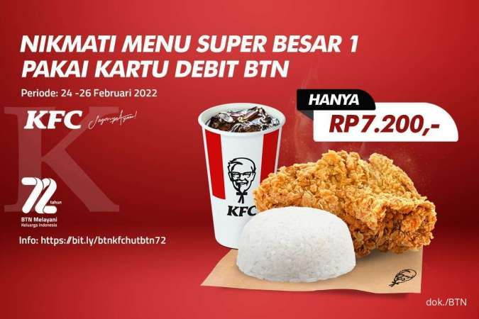 Berita Terkini Momsmoneyid Terkait Promo Kfc Spesial Hut Btn Rp 7200 0980